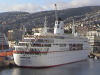 MS Deutschland at Valparaiso Chile